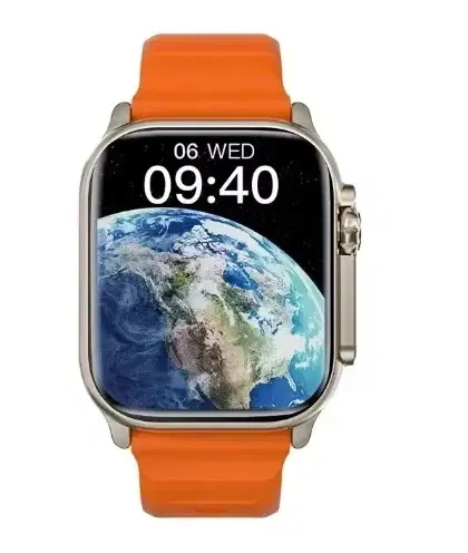 Silicone Strap S8 Ultra Smart Watch, Orange