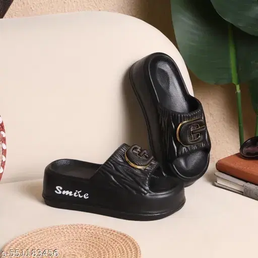 Sliders for Women, Black (4)