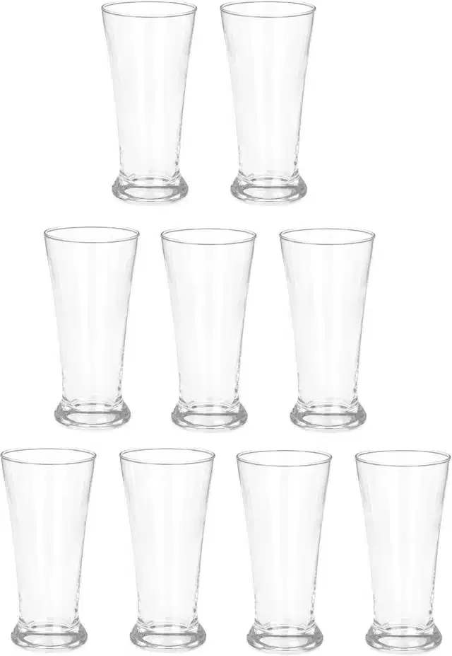 Liquor cum Cocktail Glasses, Transparent, 300 ml, Pack of 9