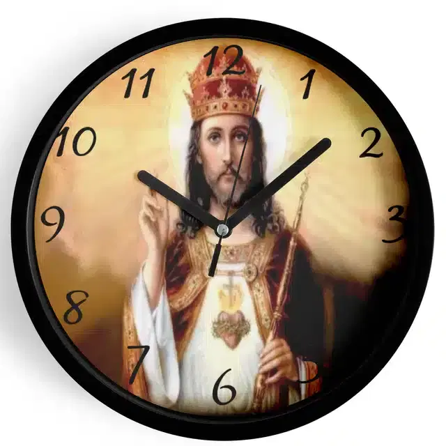 Analog Wall Clock, Multicolor, 7 inches