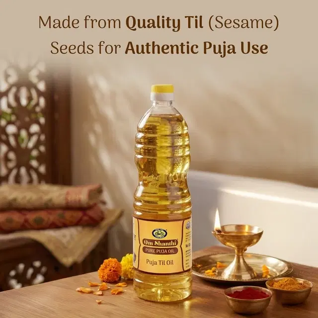 Cycle Pure Om Shanthi Puja Til Oil 900 ml