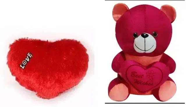 Stuffed Toys for Kids, Multicolor, Set of 2