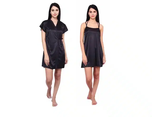 Babydolls for Women, Set of 1 (Black)