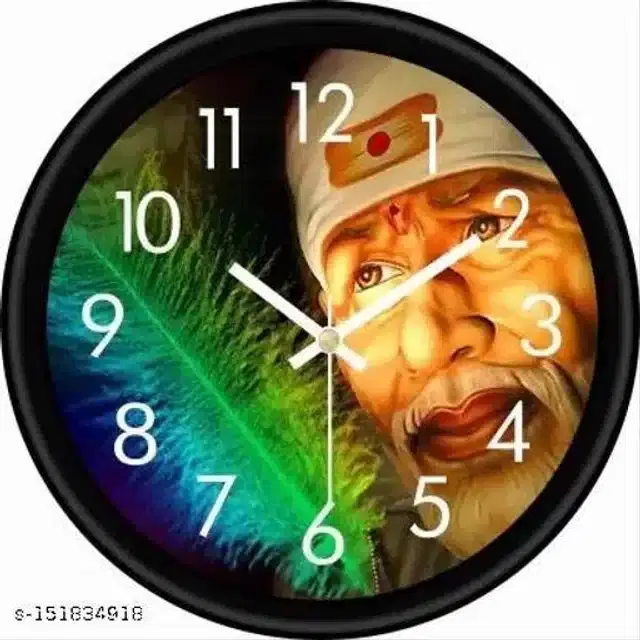 Designer Analog Wall Clock, Multicolor
