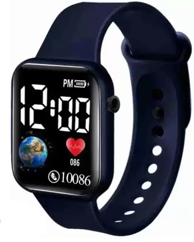 Digital Watch for kids (Navy Blue)