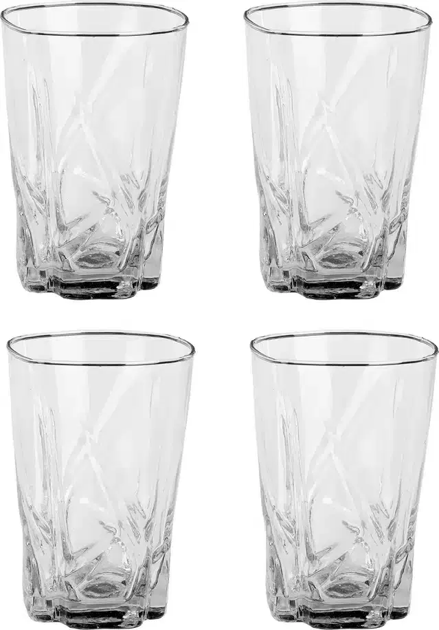 Fancy Water & Wine Glass, 280 ml, Pack of 4