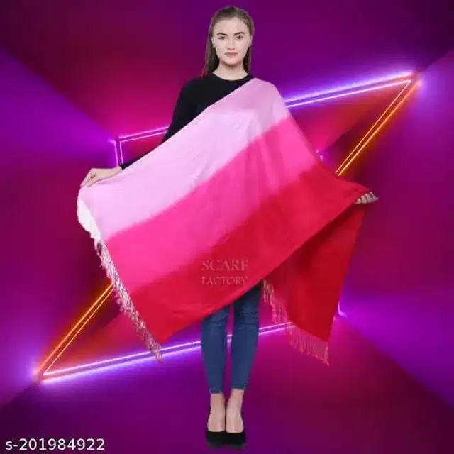 Viscose Scarf for Women (Multicolor, 1.8 m)