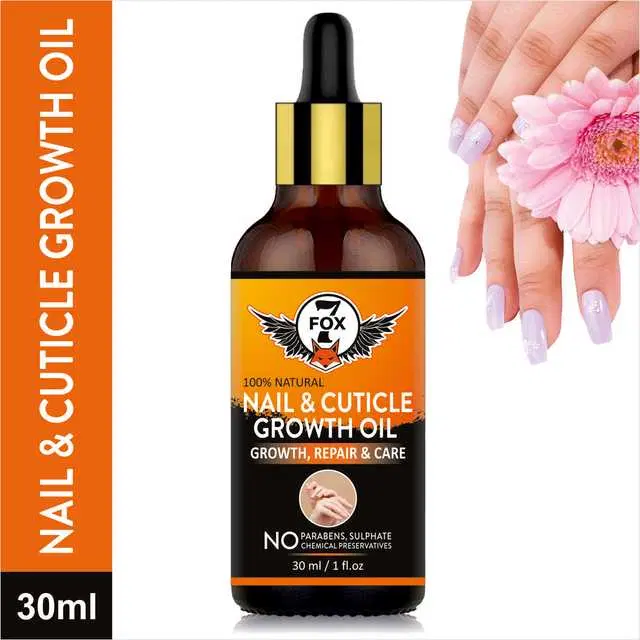 7 Fox 100% Pure Nails Strong Oil For Cuticle Care Nails Growth & Strength, 30 ml, B-14