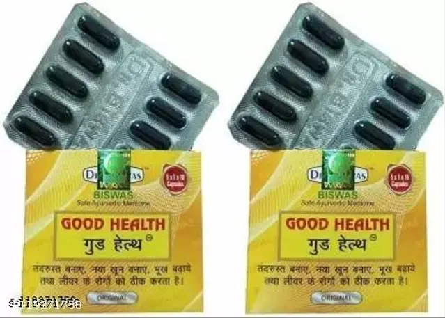 Dr. Biswas Ayurvedic Good Health Blister Packing, Pack Of 2