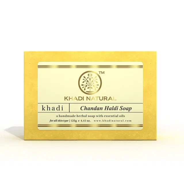 Khadi Natural Chandan Haldi Soap 125 g