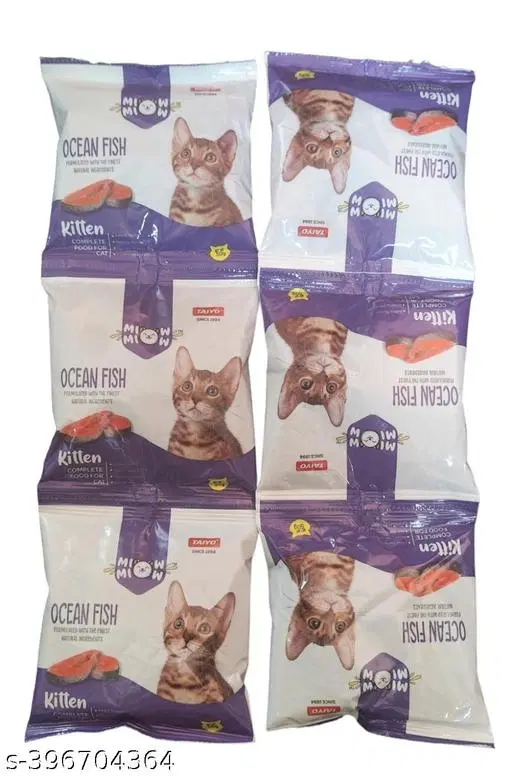 Miow Kitten Ocean Fish 50gm Pouch ,(Pack of 6)