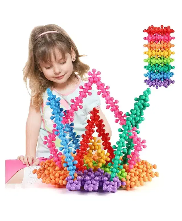 Plastic Building Toys for Kids, Multicolor, 3-4 Years