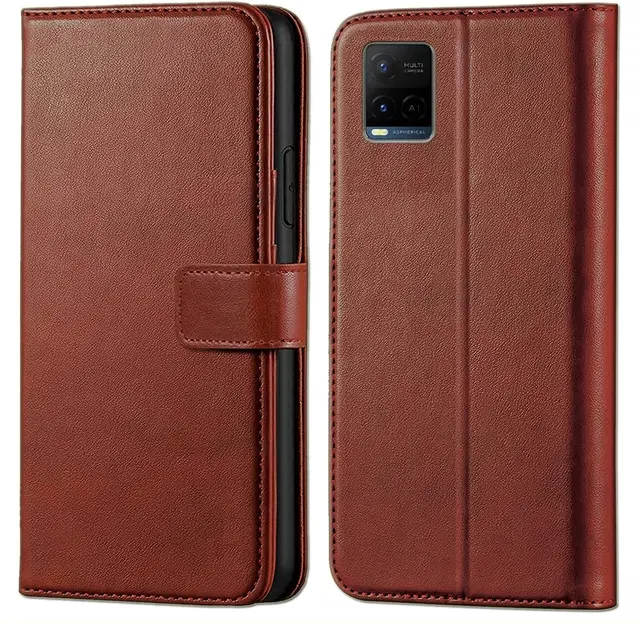 Flip Mobile Cover for VIVO Y21A, Multicolor
