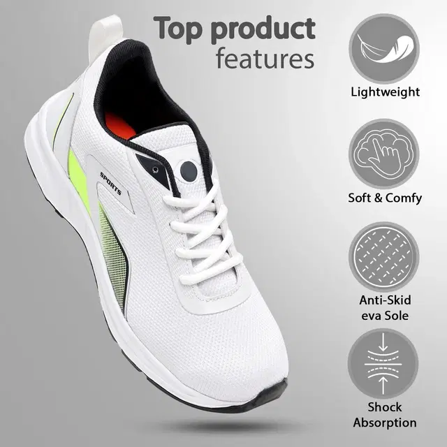 Sports Shoes for Men, White (6)