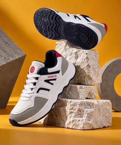 Casual Shoes for Men (White, 6)
