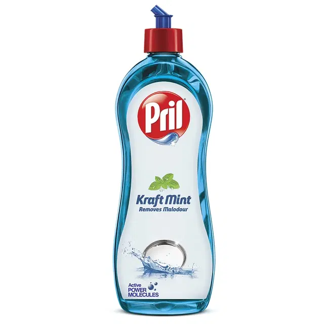 Pril Kraft Mint Dishwash Liquid Gel 750 ml (Bottle)