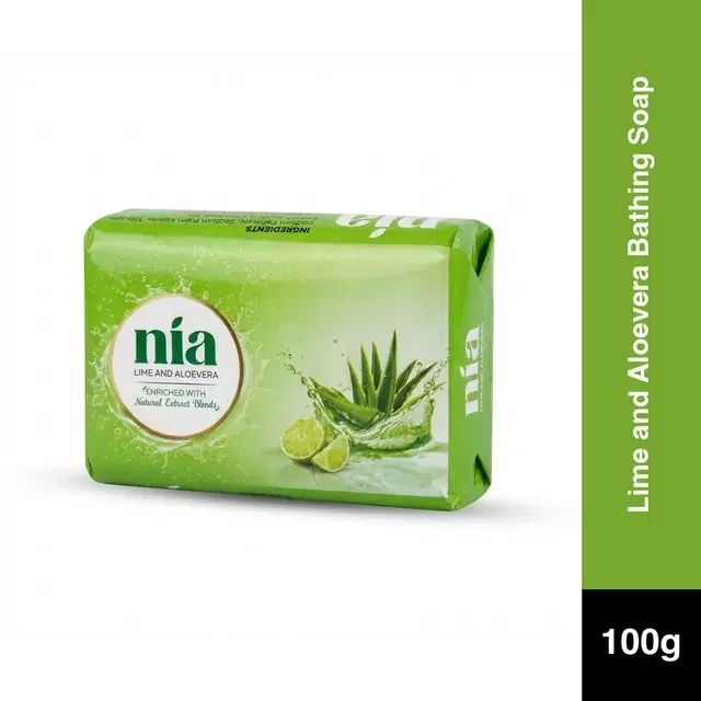 Nia Lime and Aloevera Bathing Soap 100g