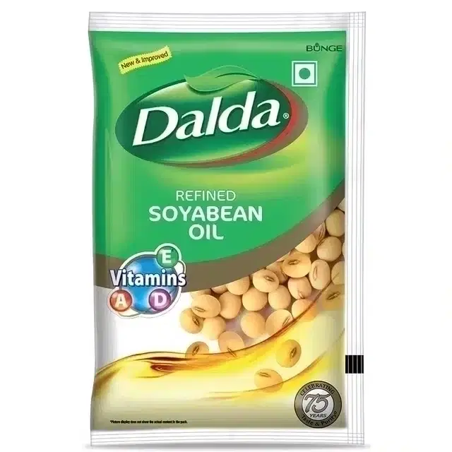 Dalda Refined Soyabean Oil 1 L (Pouch)