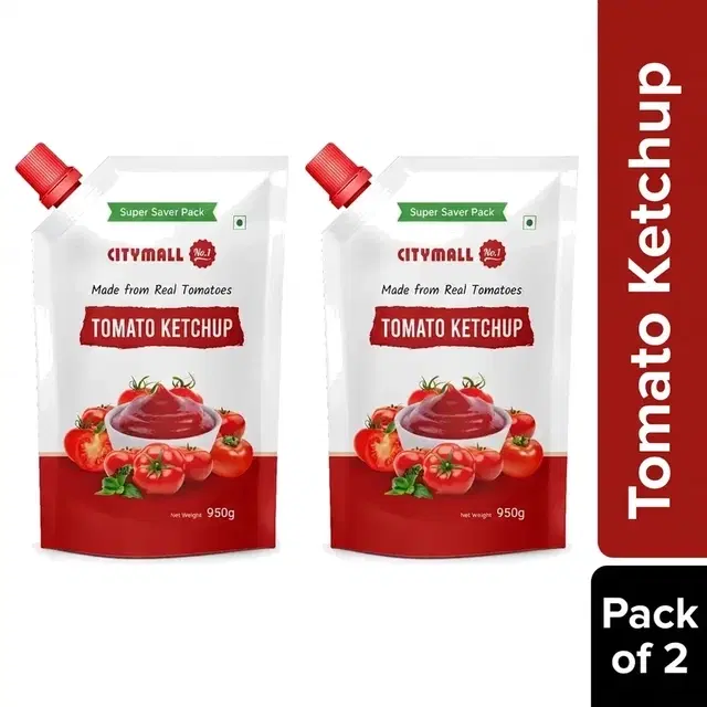 Citymall No.1 Tomato Ketchup 2X950 g (Pack of 2)