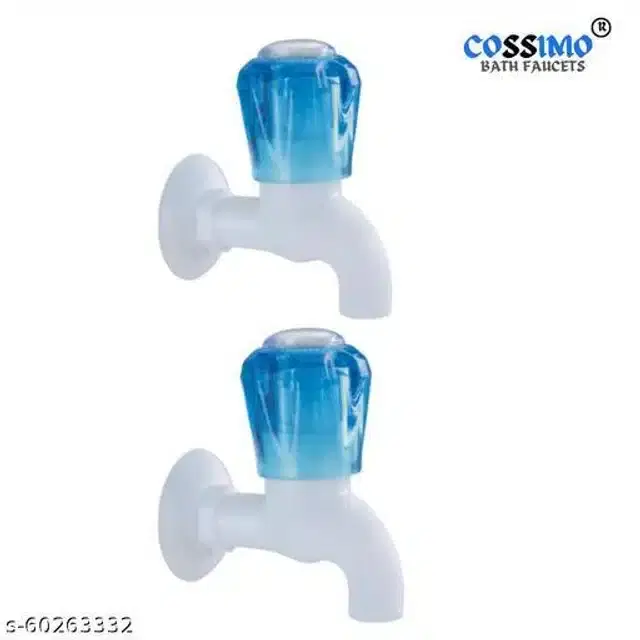 Bathroom Tap, White, Pack Of 2