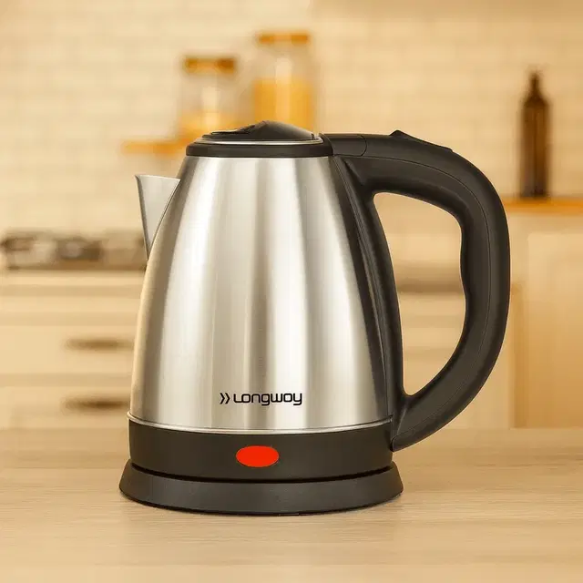 Longway Kestro 1500 W with Stainless Steel Body for Boiling Electric Kettle, 1.5 L