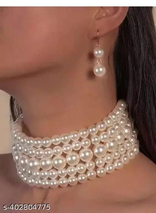 5 Layer Glass Bead Choker Set