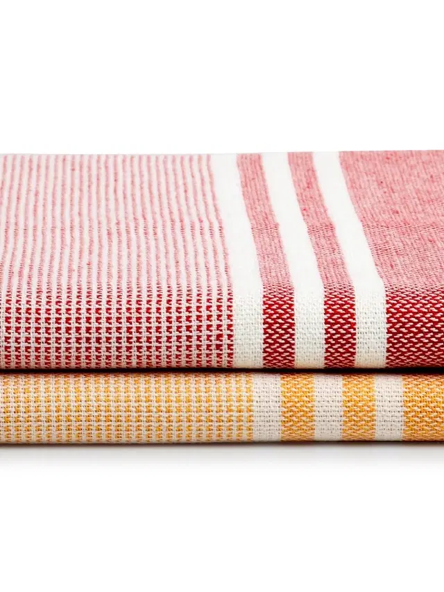 Cotton High Absorbent Bath Towels, Multicolor, Pack of 2