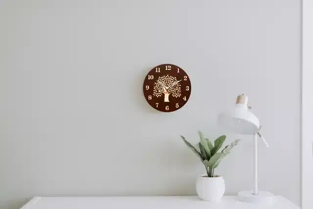 Designer Wooden Wall Clocks, Brown