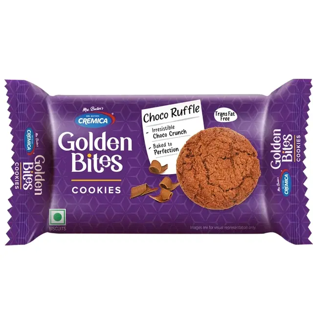 Cremica Golden Bites Choco Ruffle 75 g