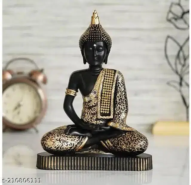 Lord Buddha Idol, Black