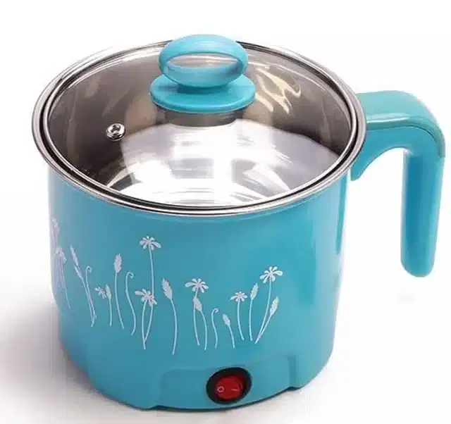 Electric Multifunction Cooking Pot, 1.5 L, Blue