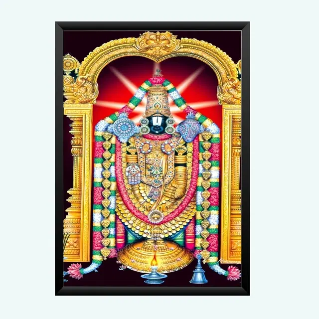 Polyester Photo Frame, Black, 5x7 inches