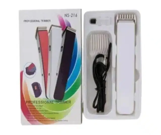 Nova Professional Hair Trimmer for Men, White