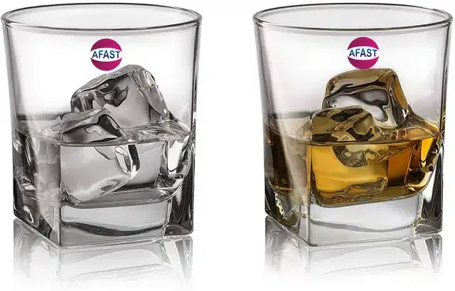 Fancy Water & Wine Glass, 180 ml, Pack of 2