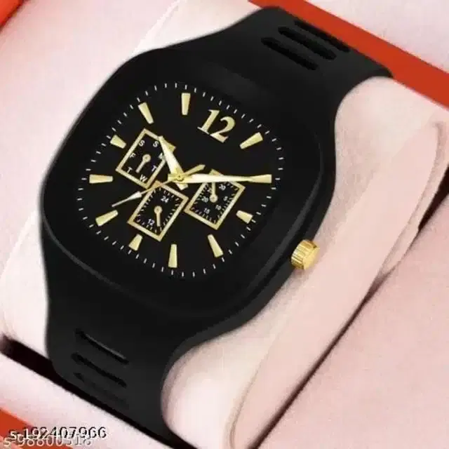 Analog Watch for Men (Black)