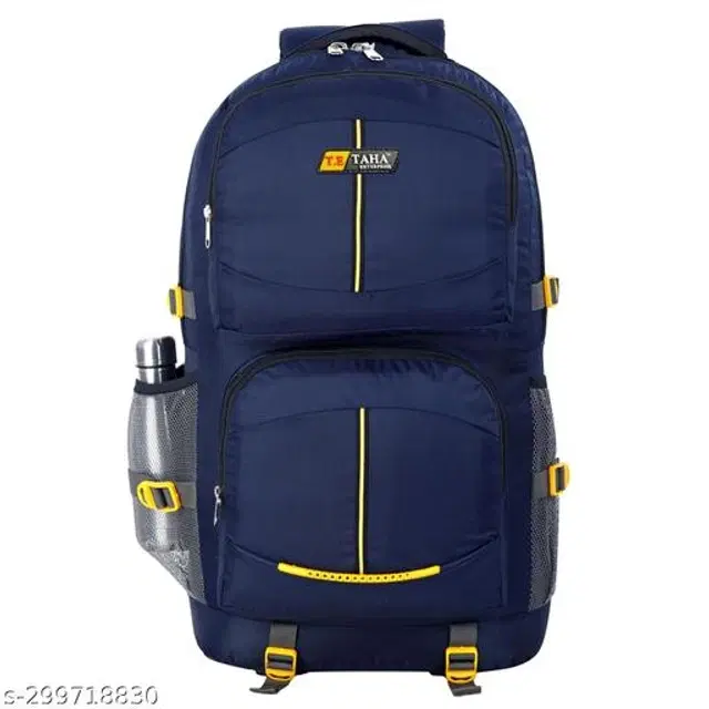 Polyester Backpack for Kids, Navy Blue, 70 L