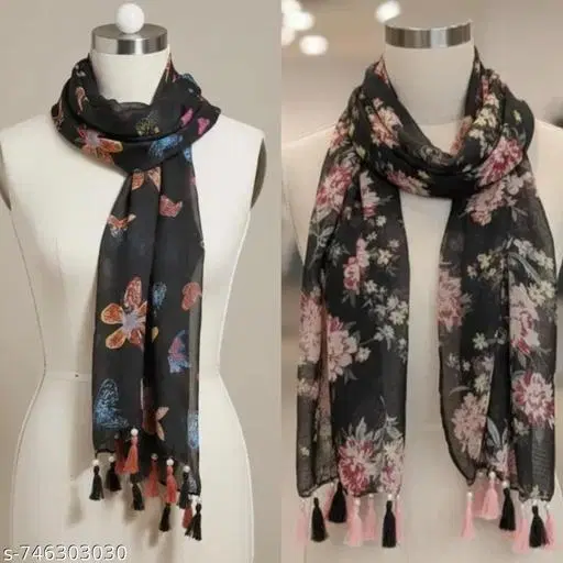 Stylish Ladies Scarves for Women, Pack of 2