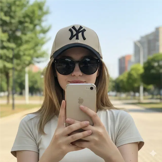 Baseball Cap for Women,Beige, Pack of 1