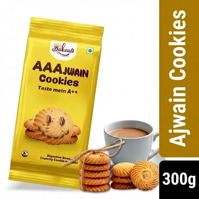 Bakeats Ajwain Cookies 300 g