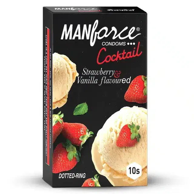 Manforce Extra Dotted Condoms, Pack of 10