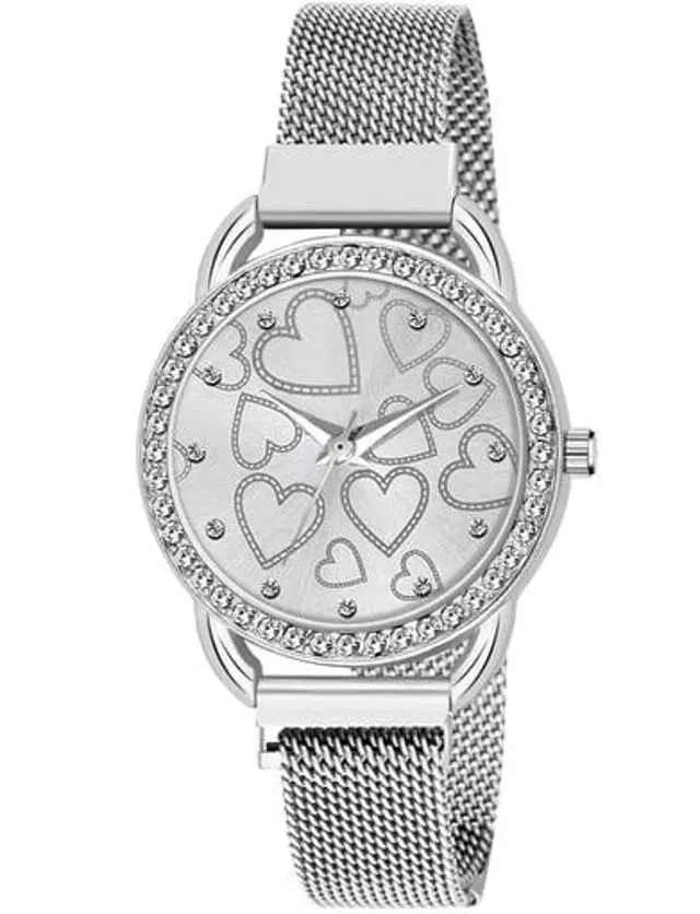 Analog Watch For Womens (Silver) (WS-287)