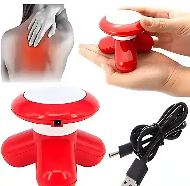 Electric Rechargeable Full Body Massager, Multicolour