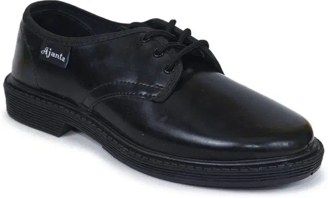 Ajanta Boy School Shoes, Black (5 Years)