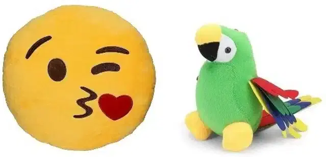 Stuffed Toys for Kids, Multicolor, Set of 2