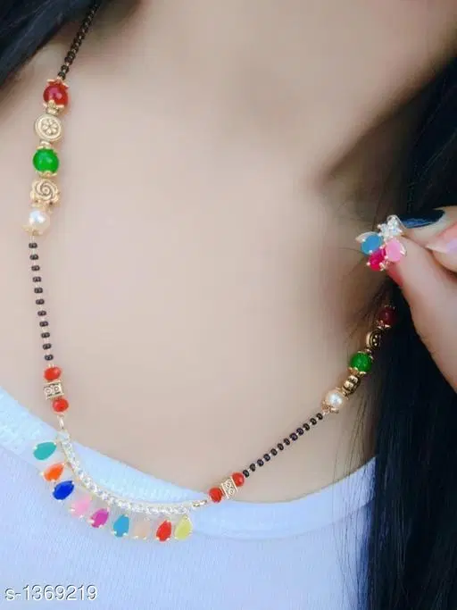 Women's Alloy Gold Plated Mangalsutras