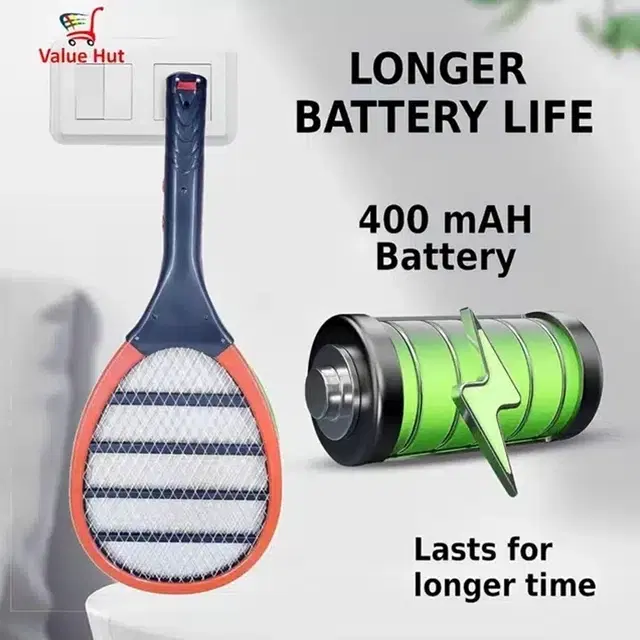 Mosquito Killer Racket Electric Swatter, Multicolour