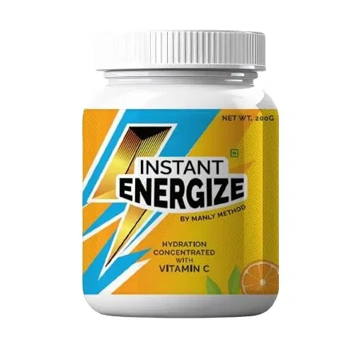 Instant Energize Hydration Concentrated with Vitamin C Energy Powder, 200 g
