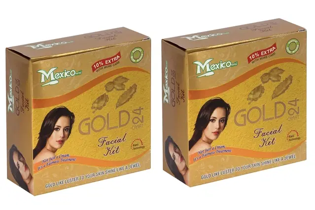 Maxico Herbs Gold Facial Kits, Pack of 2
