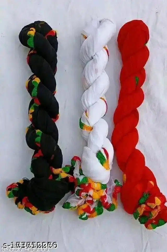 Dupatta for Women, Pack of 3 (Multicolor, 2 m)