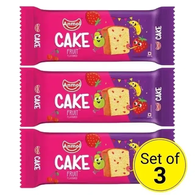 Anmol fruit cake 3X30 g (Pack of 3)